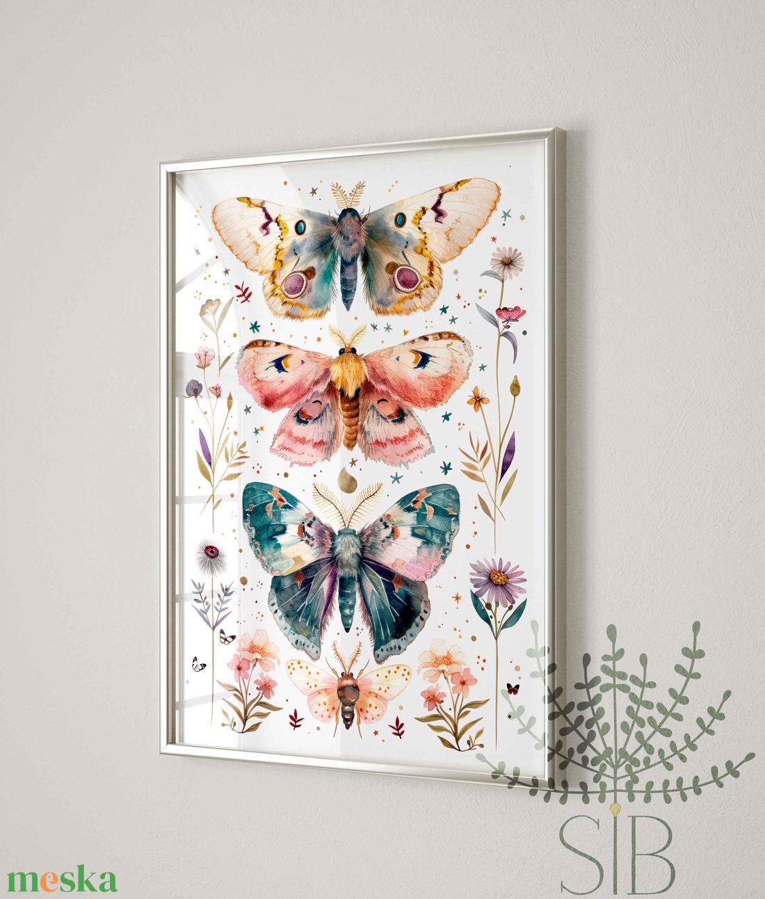 Pillangós, színes vízfesték hatású print - otthon & életmód - dekoráció - kép & falikép - poszter - Meska.hu Pillangós, színes vízfesték hatású print - otthon & életmód - dekoráció - kép & falikép - poszter - Meska.hu