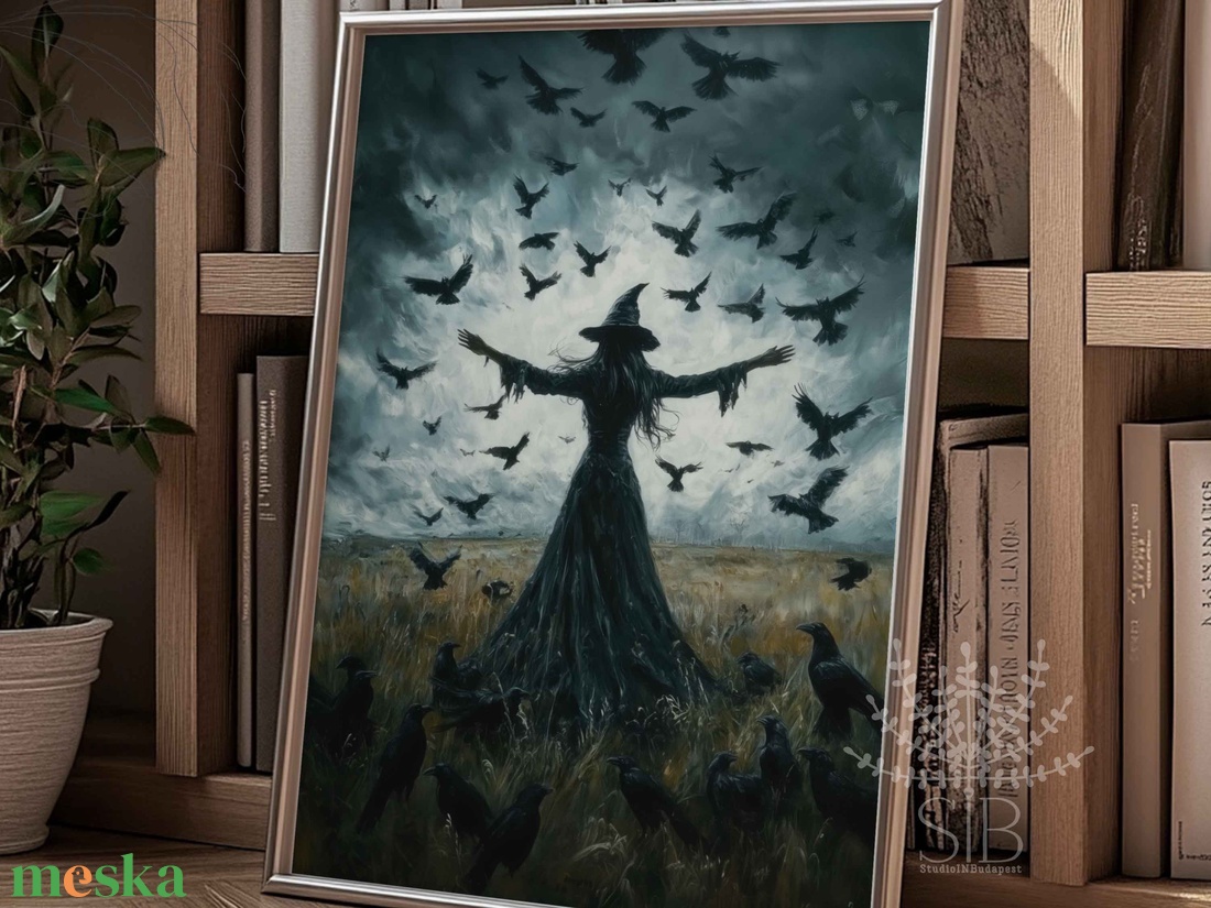 Halloween boszorkány holló vintage stílusú Letölthető, nyomtatható falikép dekoráció - otthon & életmód - dekoráció - halloween - halloweeni dekoráció - Meska.hu Halloween boszorkány holló vintage stílusú Letölthető, nyomtatható falikép dekoráció - otthon & életmód - dekoráció - halloween - halloweeni dekoráció - Meska.hu