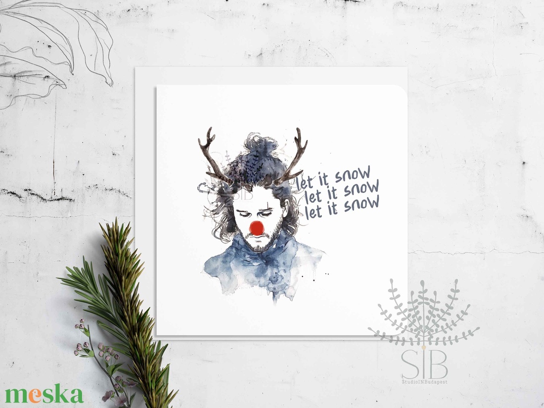 Jon Snow Karácsonyi képeslap, let it snow - karácsony - karácsonyi ajándékozás - karácsonyi képeslap, üdvözlőlap, ajándékkísérő - Meska.hu Jon Snow Karácsonyi képeslap, let it snow - karácsony - karácsonyi ajándékozás - karácsonyi képeslap, üdvözlőlap, ajándékkísérő - Meska.hu