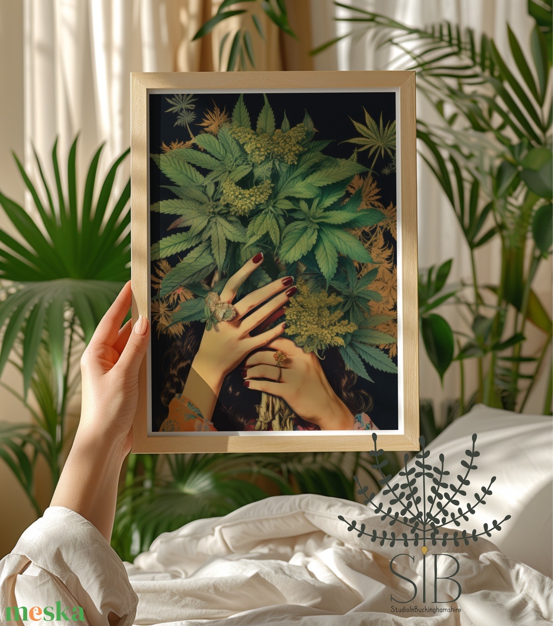Botanikus kender leveles boho print - otthon & életmód - dekoráció - kép & falikép - poszter - Meska.hu Botanikus kender leveles boho print - otthon & életmód - dekoráció - kép & falikép - poszter - Meska.hu