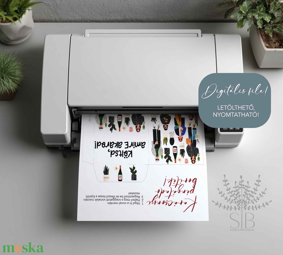 Karácsonyi csináld magad pénzátadó boríték, last minute ajándék, letölthető, nyomtatható DIY - karácsony - karácsonyi ajándékozás - karácsonyi képeslap, üdvözlőlap, ajándékkísérő - Meska.hu