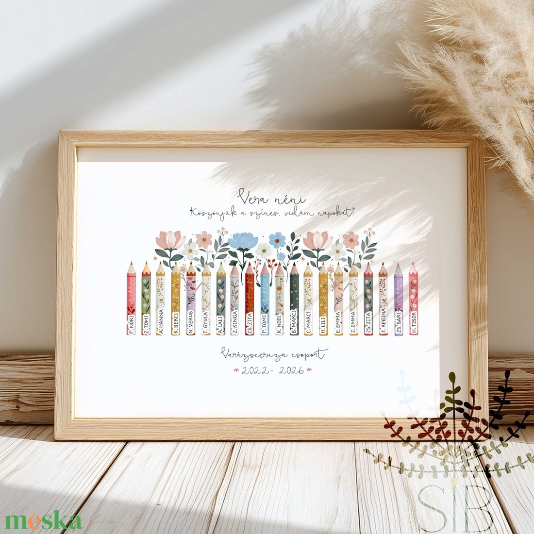 Pedagógus csoport ajándék tabló óvoda bölcsőde iskolai ballagásra tanár ajándék - otthon & életmód - dekoráció - kép & falikép - poszter - Meska.hu