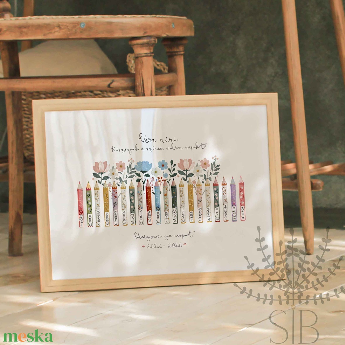 Pedagógus csoport ajándék tabló óvoda bölcsőde iskolai ballagásra tanár ajándék - otthon & életmód - dekoráció - kép & falikép - poszter - Meska.hu
