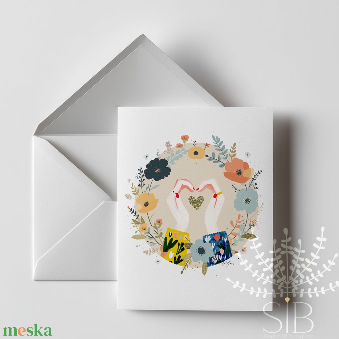 Köszönő kártya, köszönöm képeslap - otthon & életmód - papír, írószer - ajándékozás kellékei - képeslap, üdvözlőlap - Meska.hu