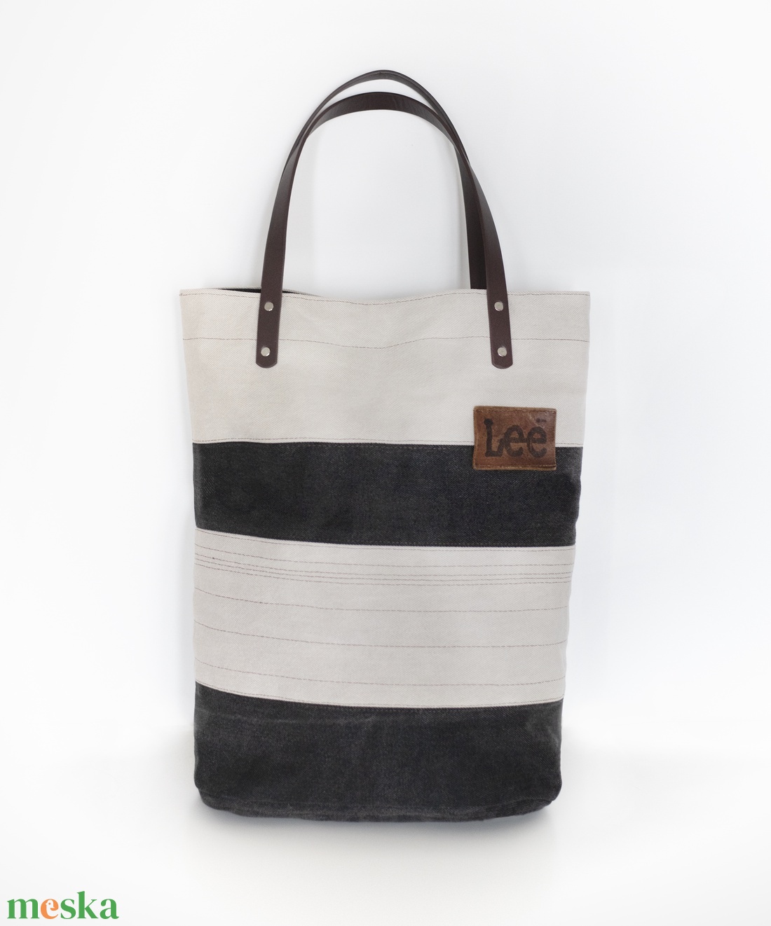 Denim táska  - táska & tok - kézitáska & válltáska - nagy pakolós táska - Meska.hu