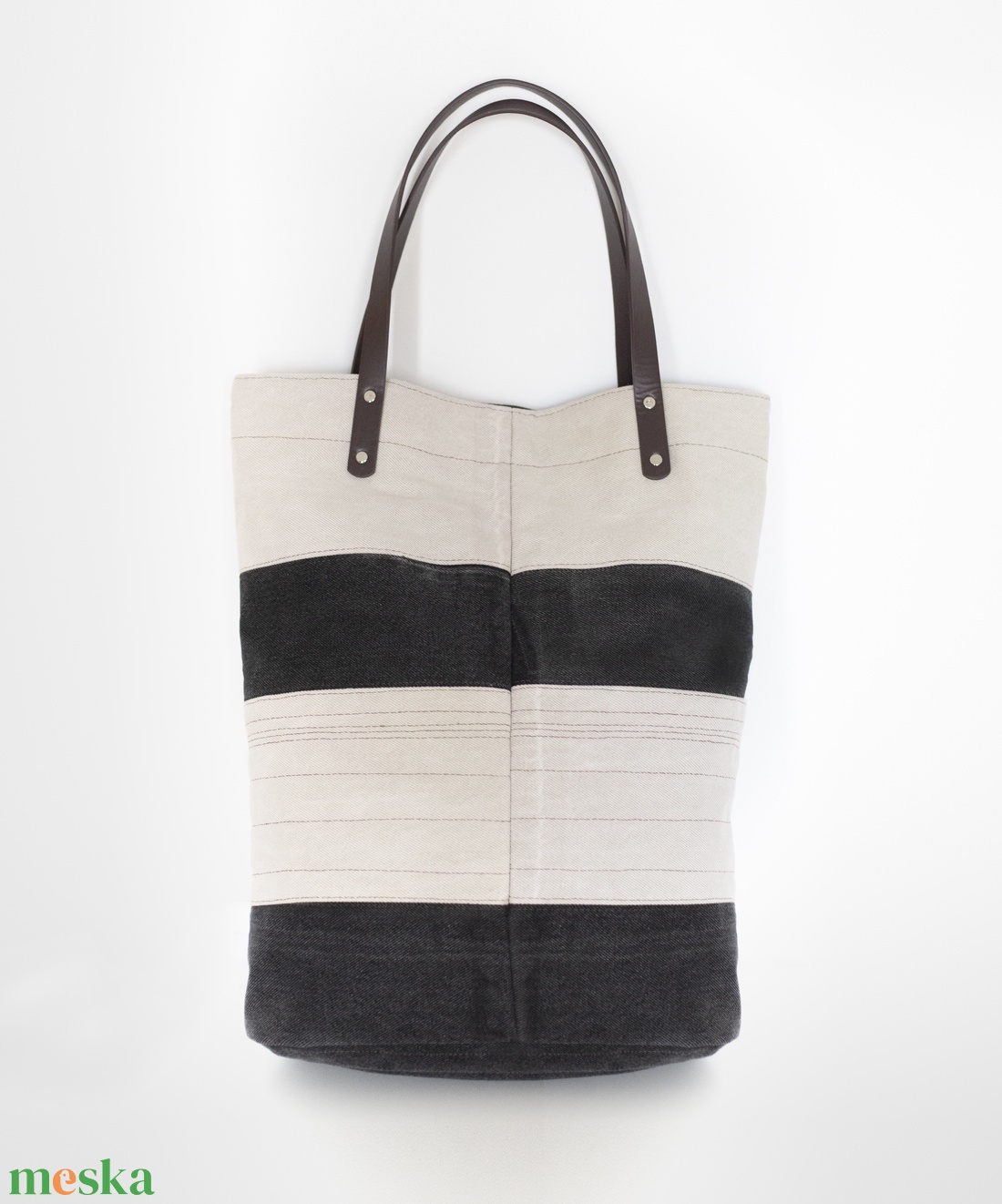 Denim táska  - táska & tok - kézitáska & válltáska - nagy pakolós táska - Meska.hu