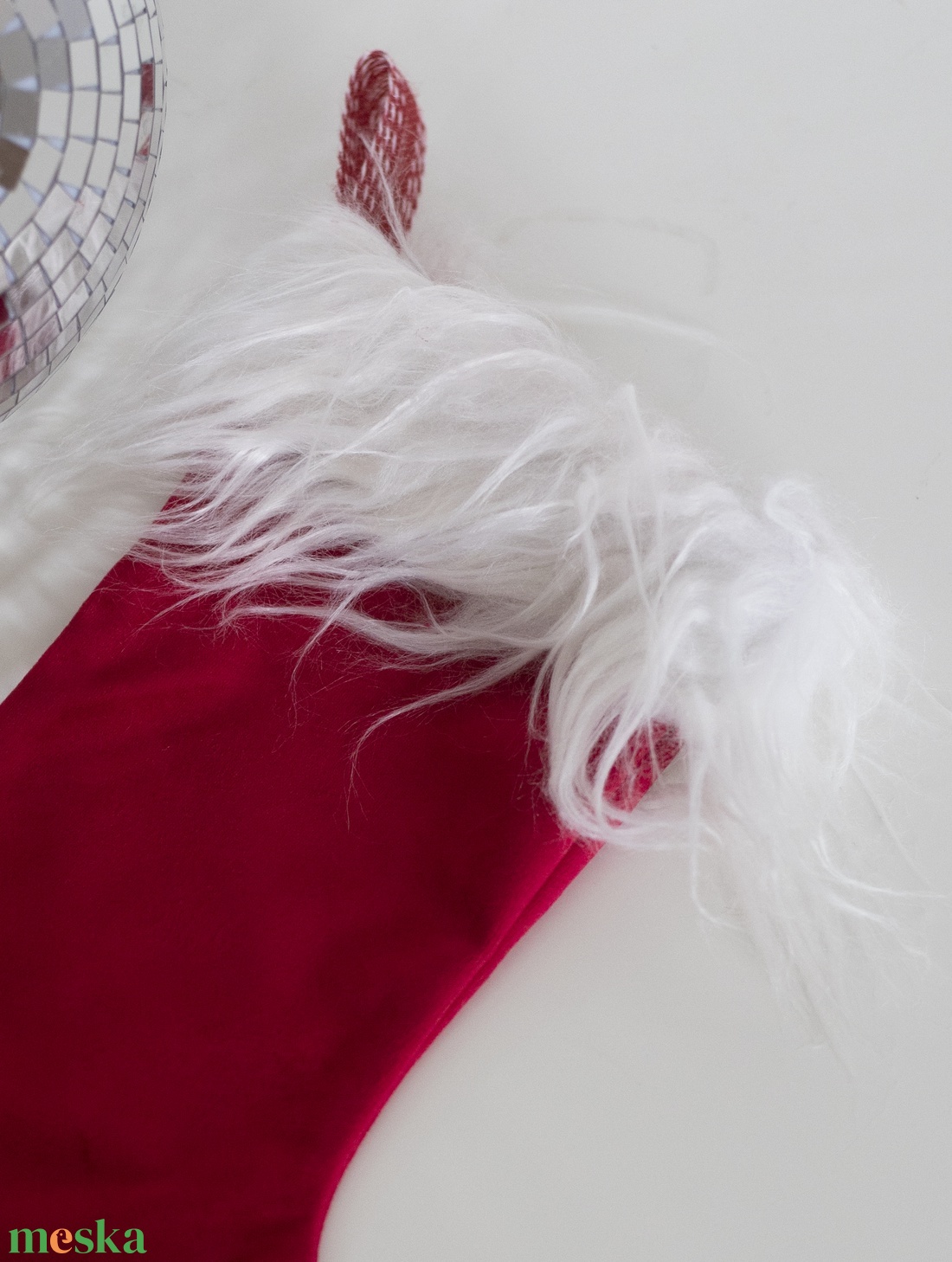 Klasszikus karácsonyi zokni - karácsony - mikulás - mikulás csizma és zokni - Meska.hu