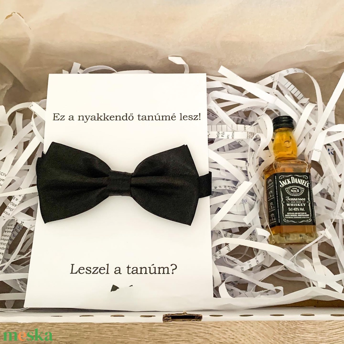 Férfi tanú felkérő box - esküvő - kiegészítők - nyakkendő - Meska.hu Férfi tanú felkérő box - esküvő - kiegészítők - nyakkendő - Meska.hu