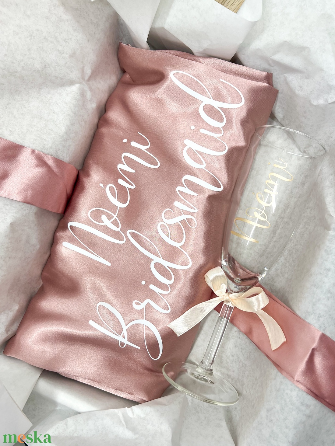 Koszorúslány, tanú felkérő box - esküvő - kiegészítők - esküvői köntös - Meska.hu