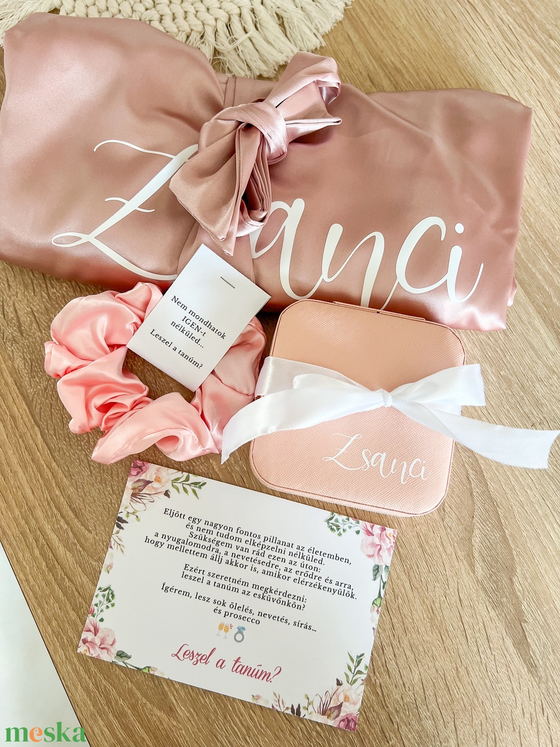 Tanúfelkérő ajándékcsomag - esküvő - ruha - koszorúslány ruha - Meska.hu