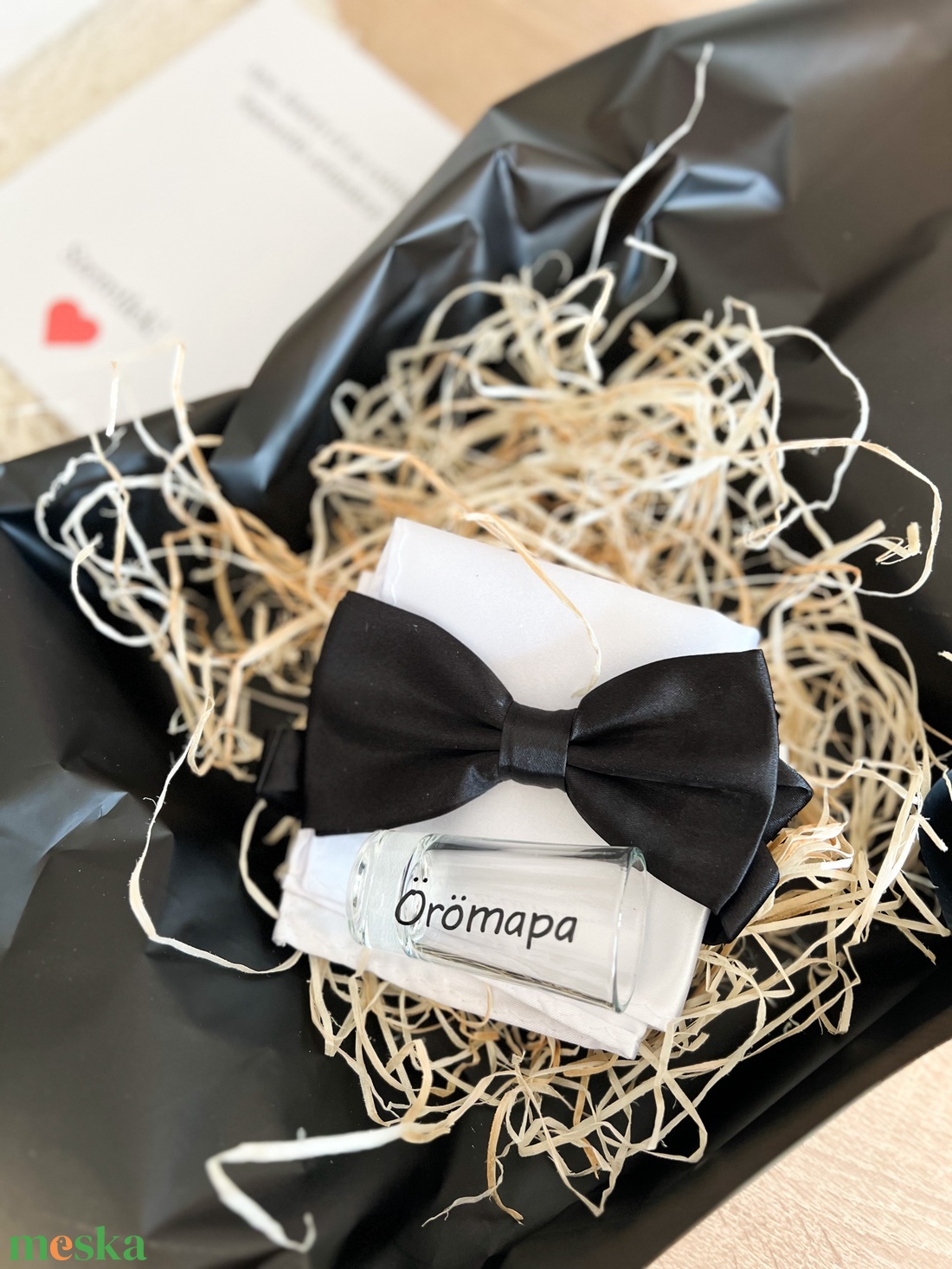 Örömapa ajándék box  - esküvő - kiegészítők - nyakkendő - Meska.hu