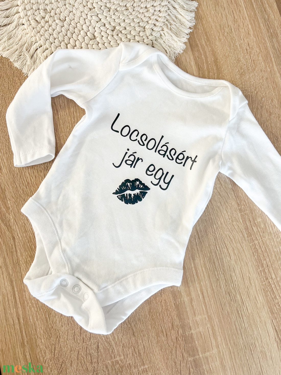 Húsvéti kislány body  - baba - mama - babaruházat - baba body - Meska.hu