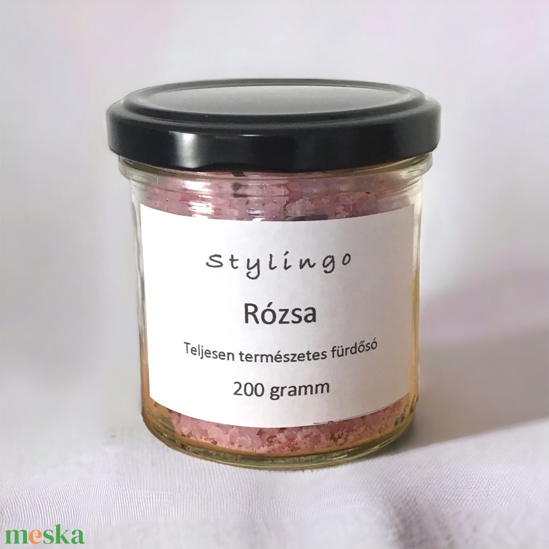 Rózsa fürdősó - szépségápolás - szappan & fürdés - fürdősó, fürdőgolyó, habfürdő - Meska.hu Rózsa fürdősó - szépségápolás - szappan & fürdés - fürdősó, fürdőgolyó, habfürdő - Meska.hu