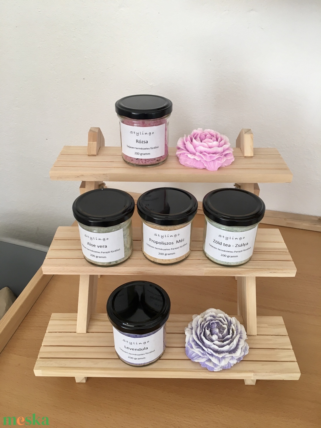 Aloe vera  Parajdi fürdősó - szépségápolás - szappan & fürdés - fürdősó, fürdőgolyó, habfürdő - Meska.hu