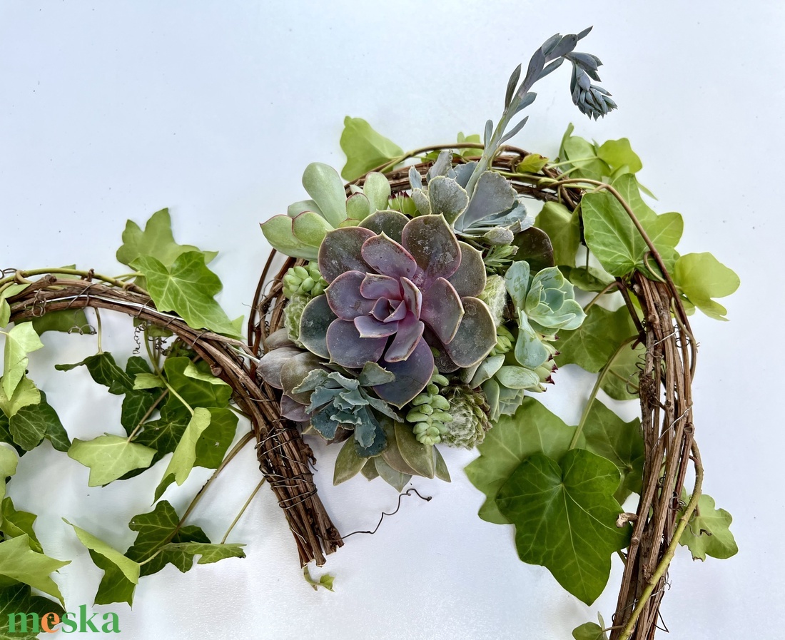 Szív formájú  autódísz - esküvő - dekoráció - Meska.hu