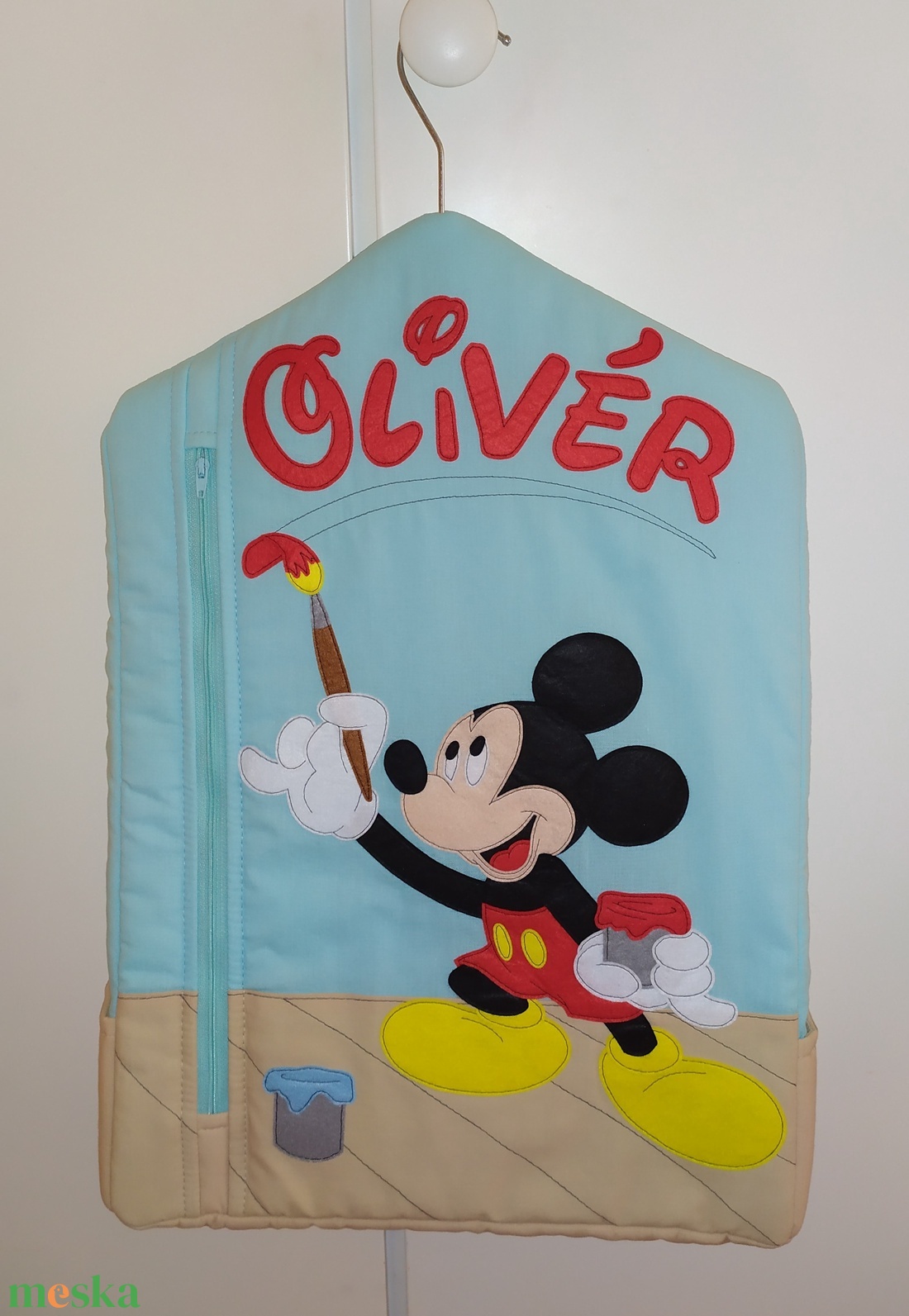 RENDELHETŐ!   Névre szóló ovis zsák - Olivér - játék & sport - ovis felszerelés - ovis zsák - Meska.hu