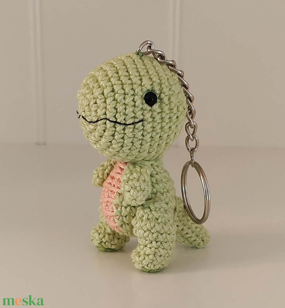 Kulcstartó - amigurumi dinó - táska & tok - kulcstartó & táskadísz - kulcstartó - Meska.hu Kulcstartó - amigurumi dinó - táska & tok - kulcstartó & táskadísz - kulcstartó - Meska.hu