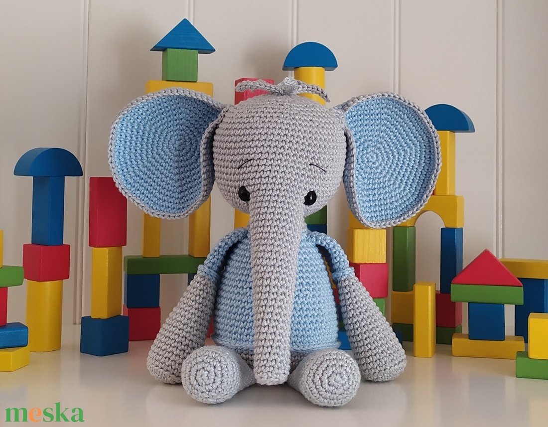 Elefánt... - játék & sport - plüssállat & játékfigura - elefánt - Meska.hu