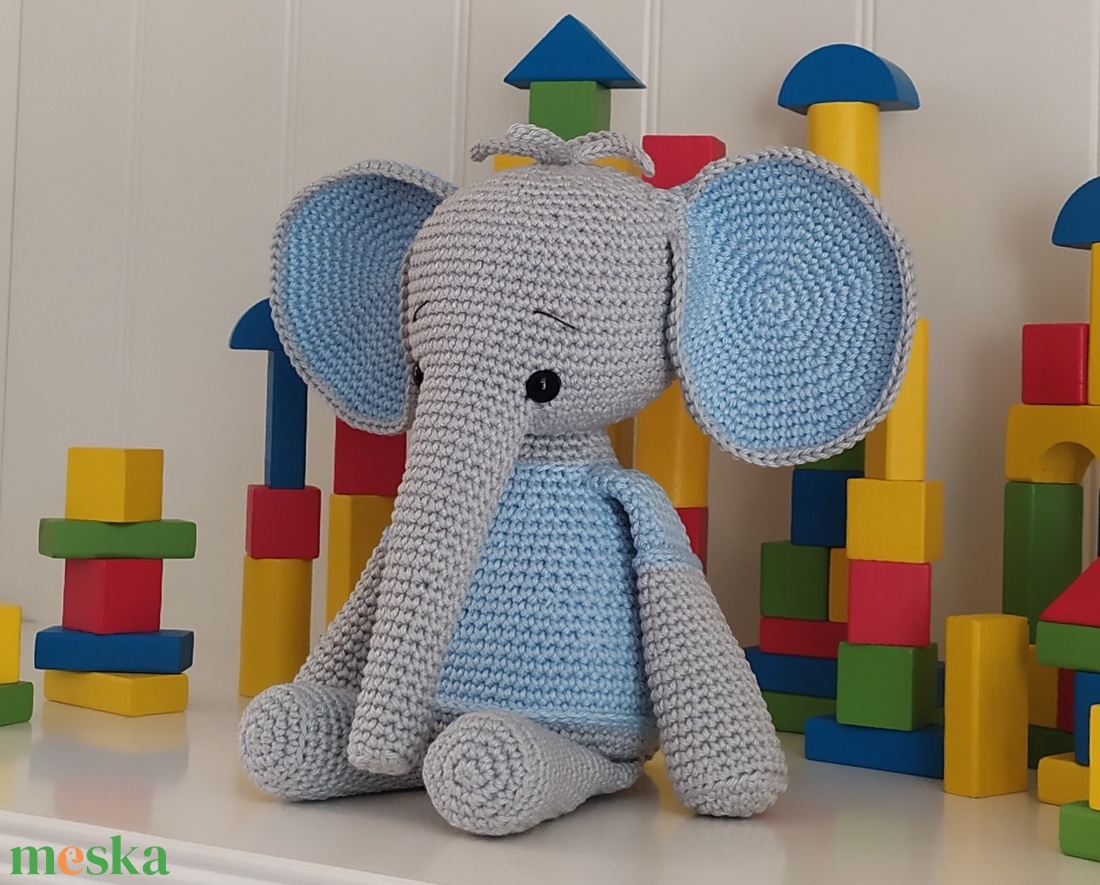 Elefánt... - játék & sport - plüssállat & játékfigura - elefánt - Meska.hu