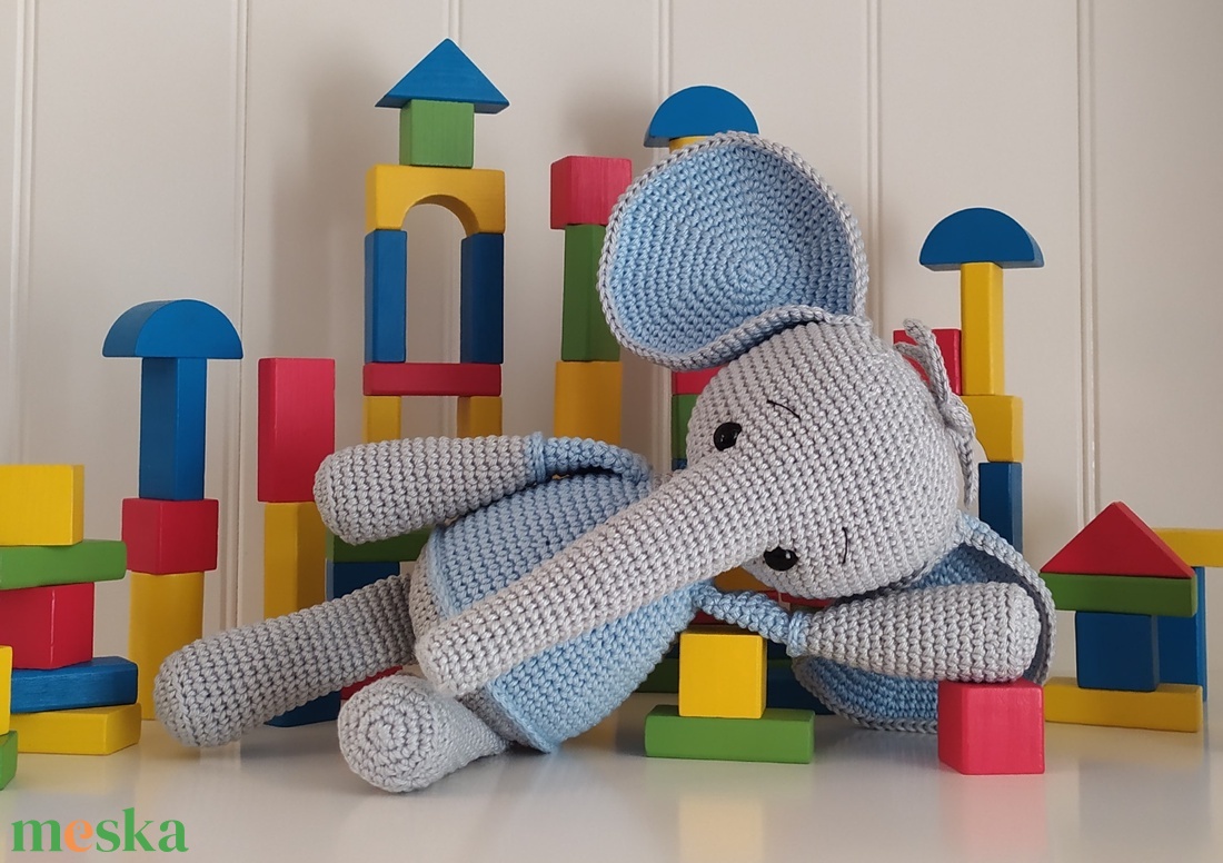 Elefánt... - játék & sport - plüssállat & játékfigura - elefánt - Meska.hu