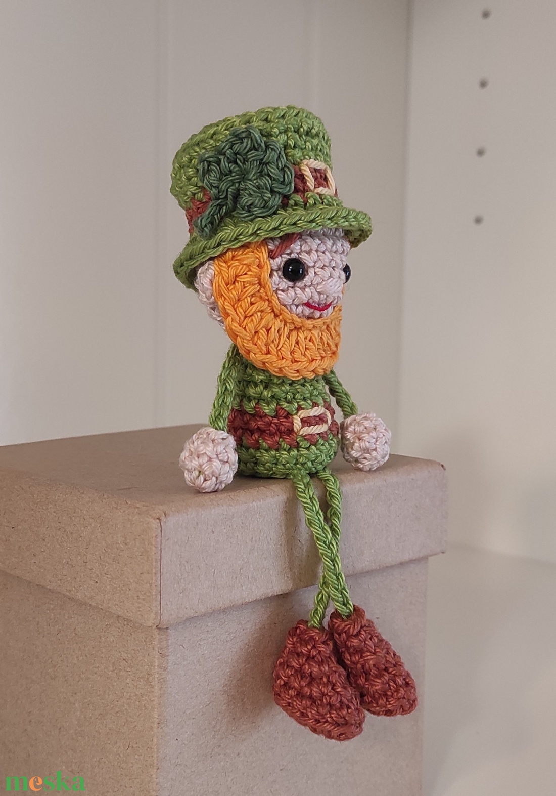 Amigurumi Szerencsehozó Manó... - játék & sport - plüssállat & játékfigura - manó - Meska.hu Amigurumi Szerencsehozó Manó... - játék & sport - plüssállat & játékfigura - manó - Meska.hu