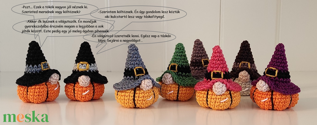 Halloweeni tökök... - játék & sport - plüssállat & játékfigura - más figura - Meska.hu Halloweeni tökök... - játék & sport - plüssállat & játékfigura - más figura - Meska.hu