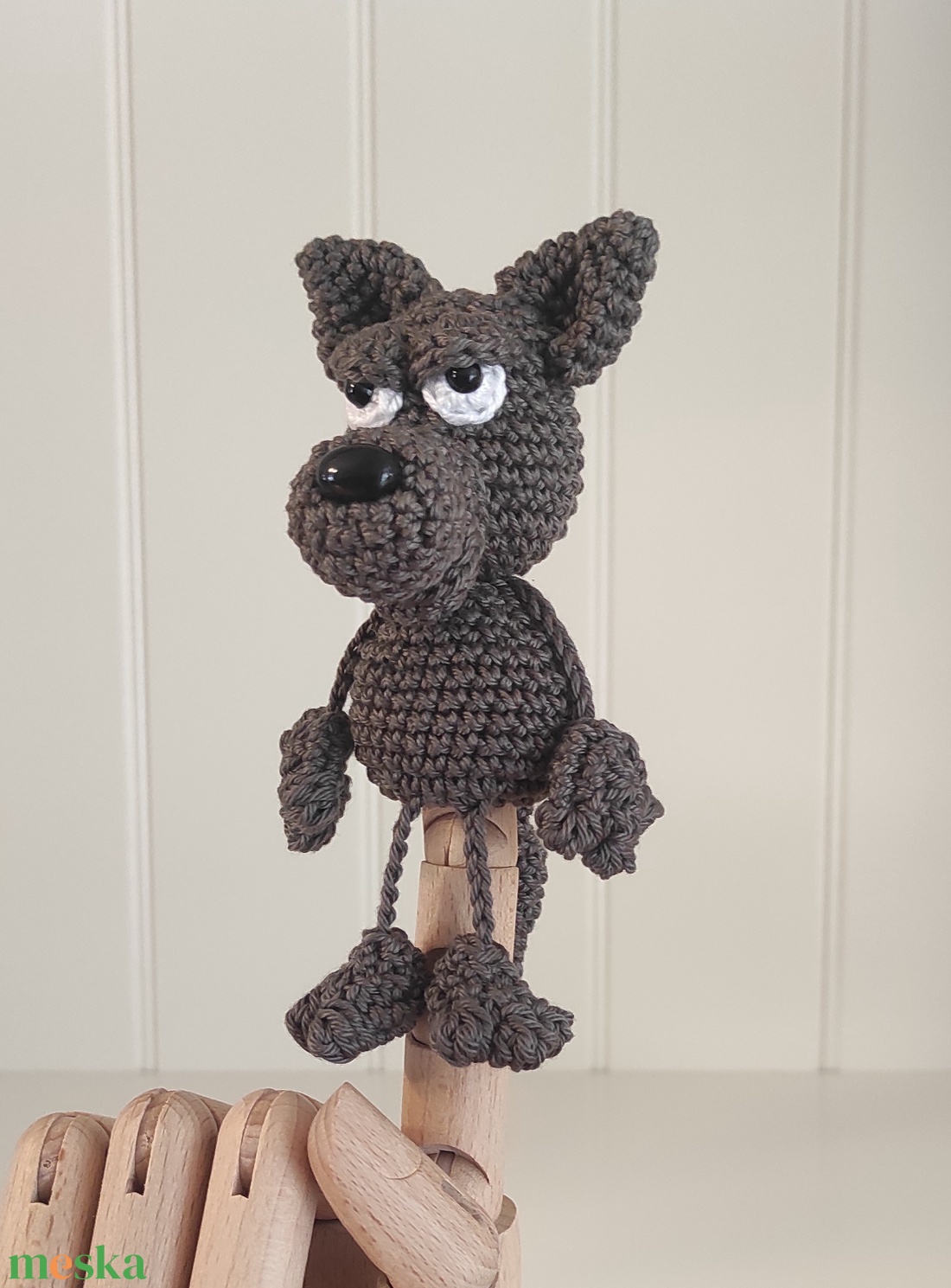 Késztermék! Amigurumi Karesz a farkas ujjbáb - játék & sport - bábok - ujjbáb - Meska.hu Késztermék! Amigurumi Karesz a farkas ujjbáb - játék & sport - bábok - ujjbáb - Meska.hu