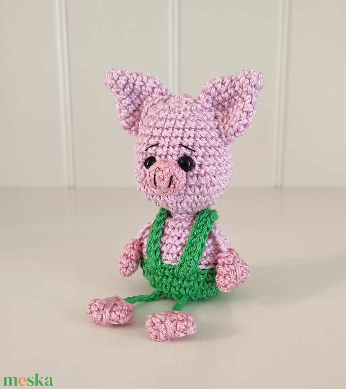 KÉSZLETEN! Késztermék! Amigurumi ujjbáb - Misi a kismalac (zöld) - játék & sport - bábok - ujjbáb - Meska.hu KÉSZLETEN! Késztermék! Amigurumi ujjbáb - Misi a kismalac (zöld) - játék & sport - bábok - ujjbáb - Meska.hu