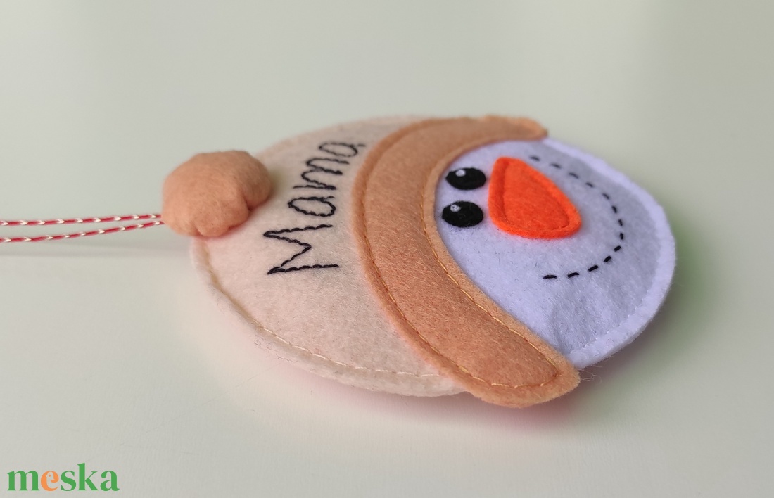Mama - Névre szóló hóember... - karácsony - karácsonyi lakásdekoráció - karácsonyfadíszek - Meska.hu Mama - Névre szóló hóember... - karácsony - karácsonyi lakásdekoráció - karácsonyfadíszek - Meska.hu