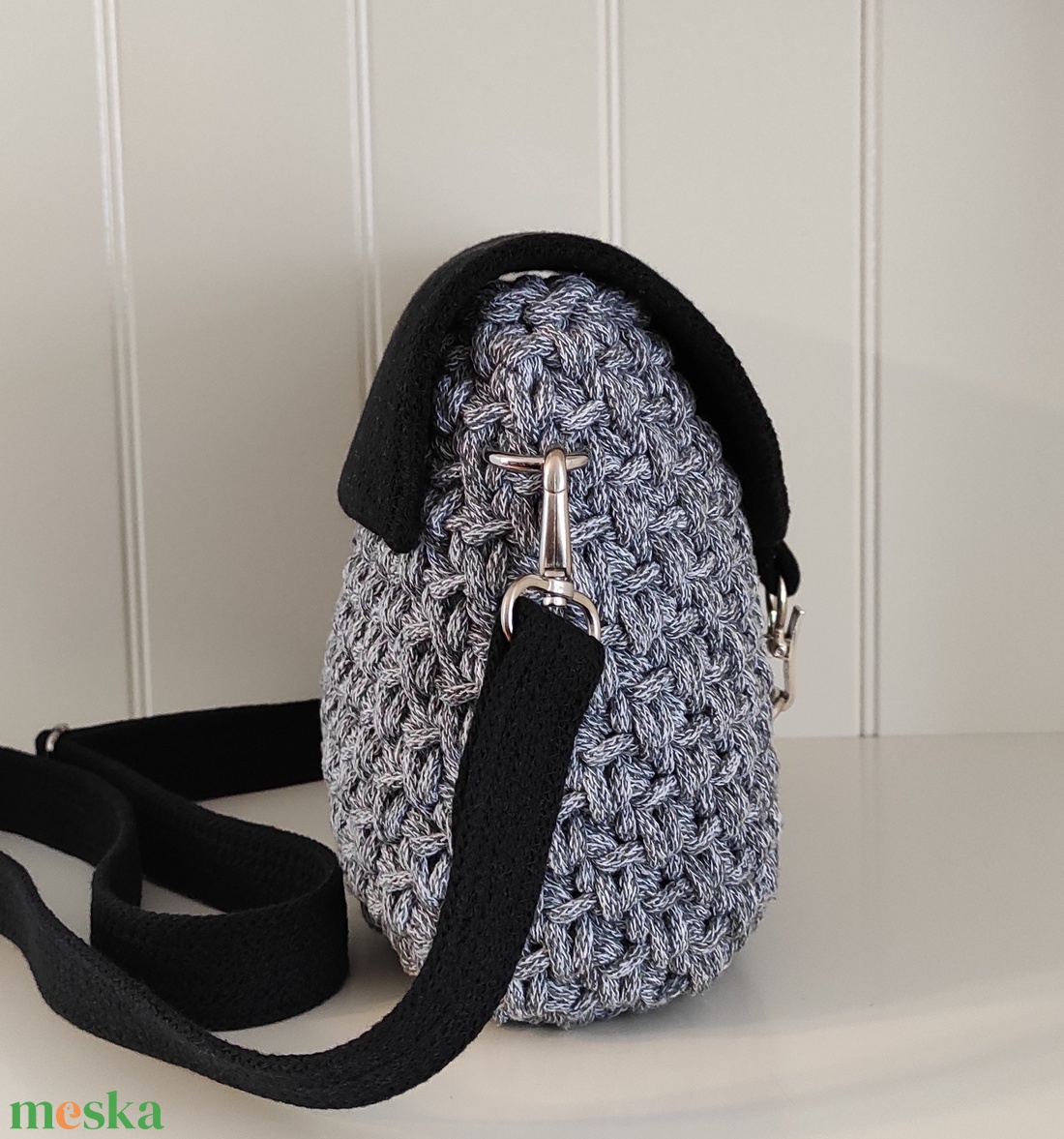 Horgolt táska... - táska & tok - kézitáska & válltáska - vállon átvethető táska - Meska.hu