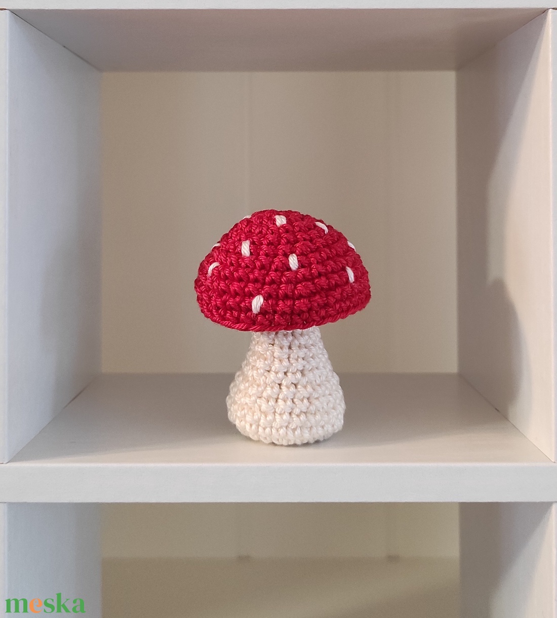 KÉSZLETEN!  Késztermék! Amigurumi gombácska... - játék & sport - bábok - ujjbáb - Meska.hu