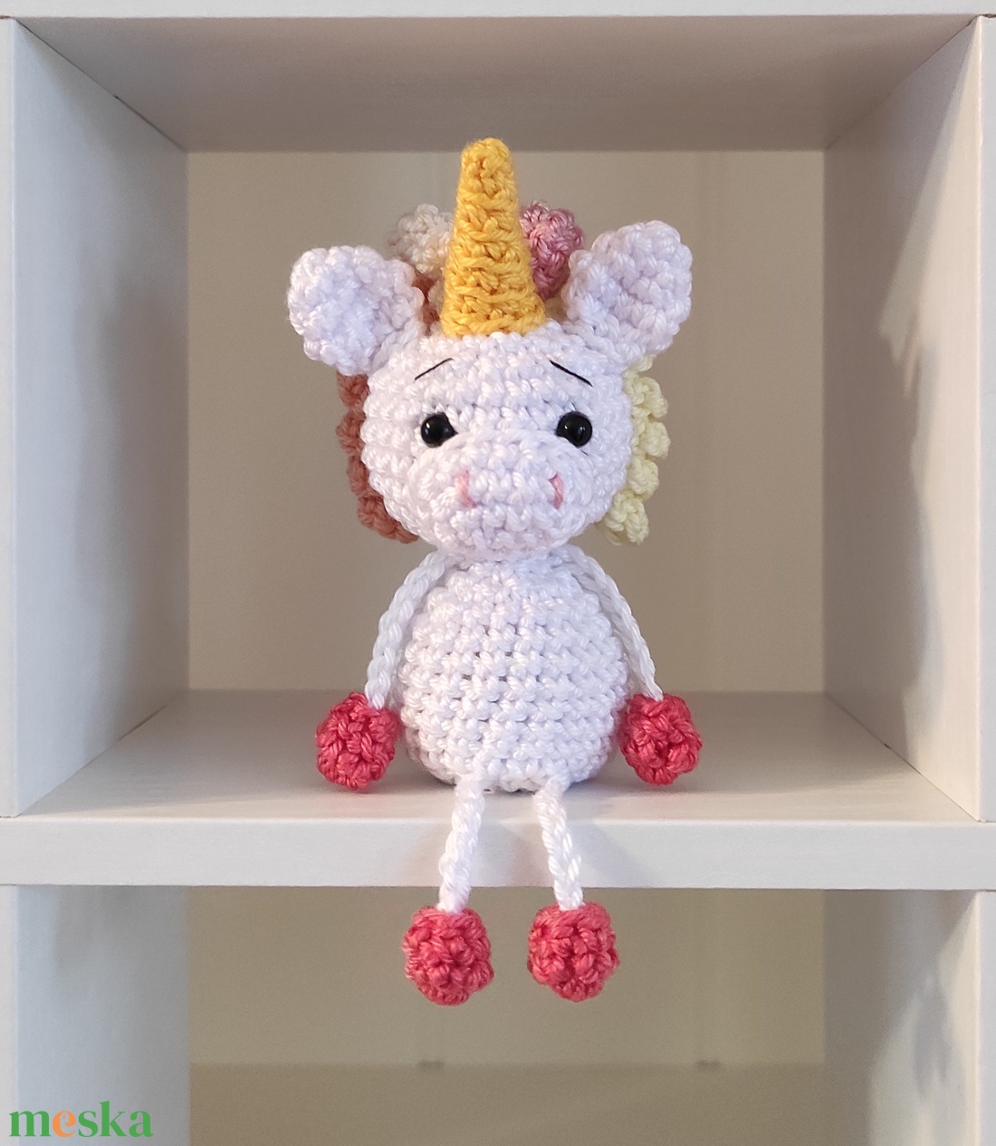 KÉSZLETEN!  Késztermék! Unikornis - ujjbáb - játék & sport - bábok - ujjbáb - Meska.hu