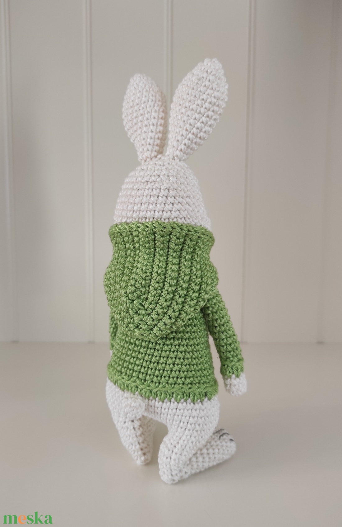 Nyuszi kapucnis pulcsiban... - játék & sport - plüssállat & játékfigura - nyuszi - Meska.hu