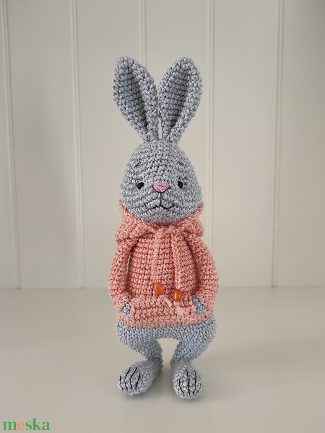 RENDELHETŐ!  Nyuszi kapucnis pulcsiban... - játék & sport - plüssállat & játékfigura - nyuszi - Meska.hu