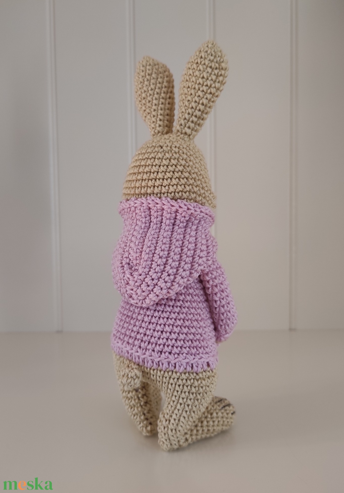 Nyuszi kapucnis pulcsiban... - játék & sport - plüssállat & játékfigura - nyuszi - Meska.hu