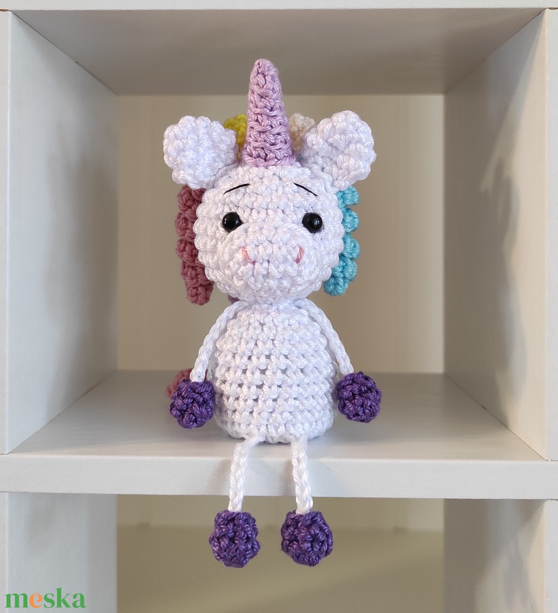 KÉSZLETEN!  Késztermék! Unikornis - ujjbáb - játék & sport - bábok - ujjbáb - Meska.hu