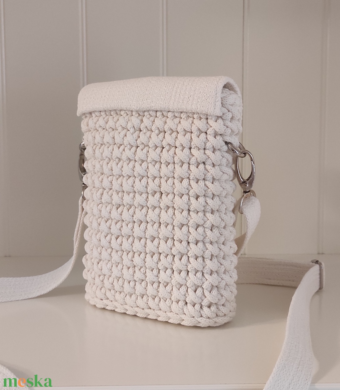 KÉSZLETEN!  Mini crossbody... - táska & tok - kézitáska & válltáska - vállon átvethető táska - Meska.hu