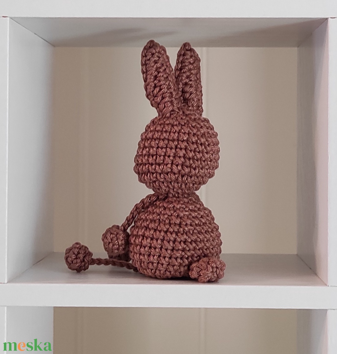 KÉSZLETEN!  Késztermék! Amigurumi ujjbáb - Nyuszi - játék & sport - bábok - ujjbáb - Meska.hu