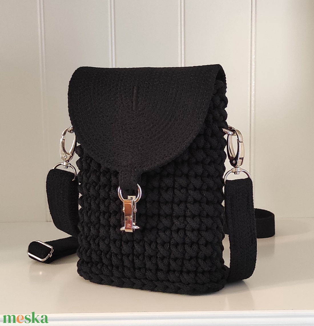 Mini crossbody... - táska & tok - kézitáska & válltáska - vállon átvethető táska - Meska.hu