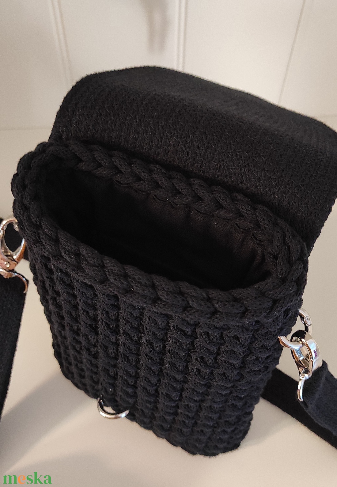Mini crossbody... - táska & tok - kézitáska & válltáska - vállon átvethető táska - Meska.hu