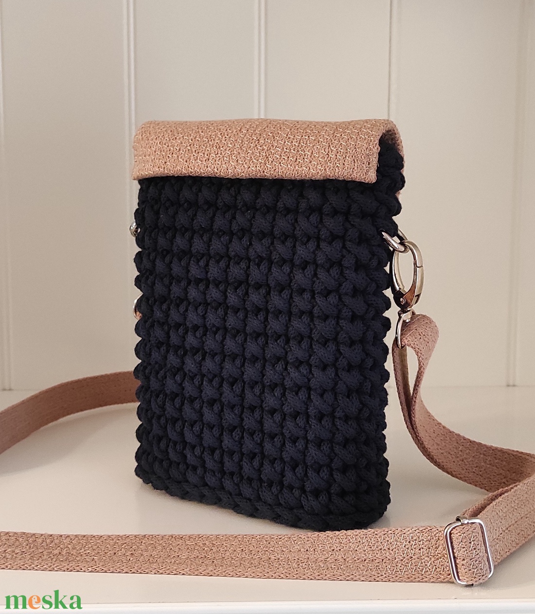 Mini crossbody... - táska & tok - kézitáska & válltáska - vállon átvethető táska - Meska.hu