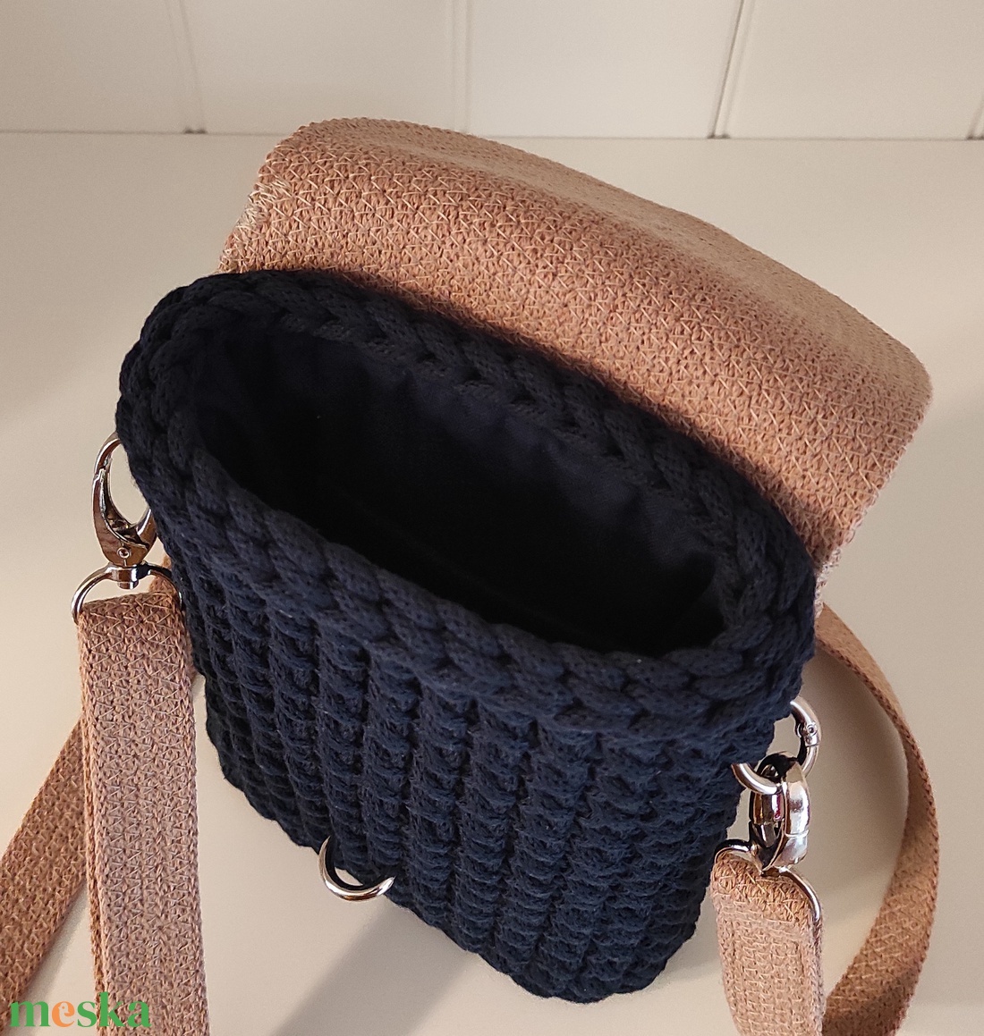 Mini crossbody... - táska & tok - kézitáska & válltáska - vállon átvethető táska - Meska.hu