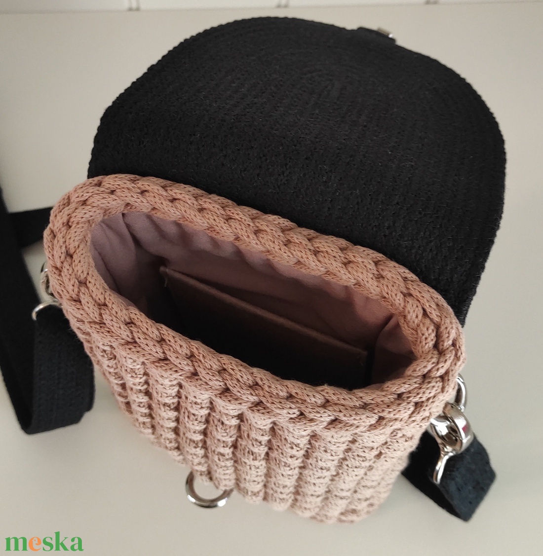 Mini crossbody... - táska & tok - kézitáska & válltáska - vállon átvethető táska - Meska.hu