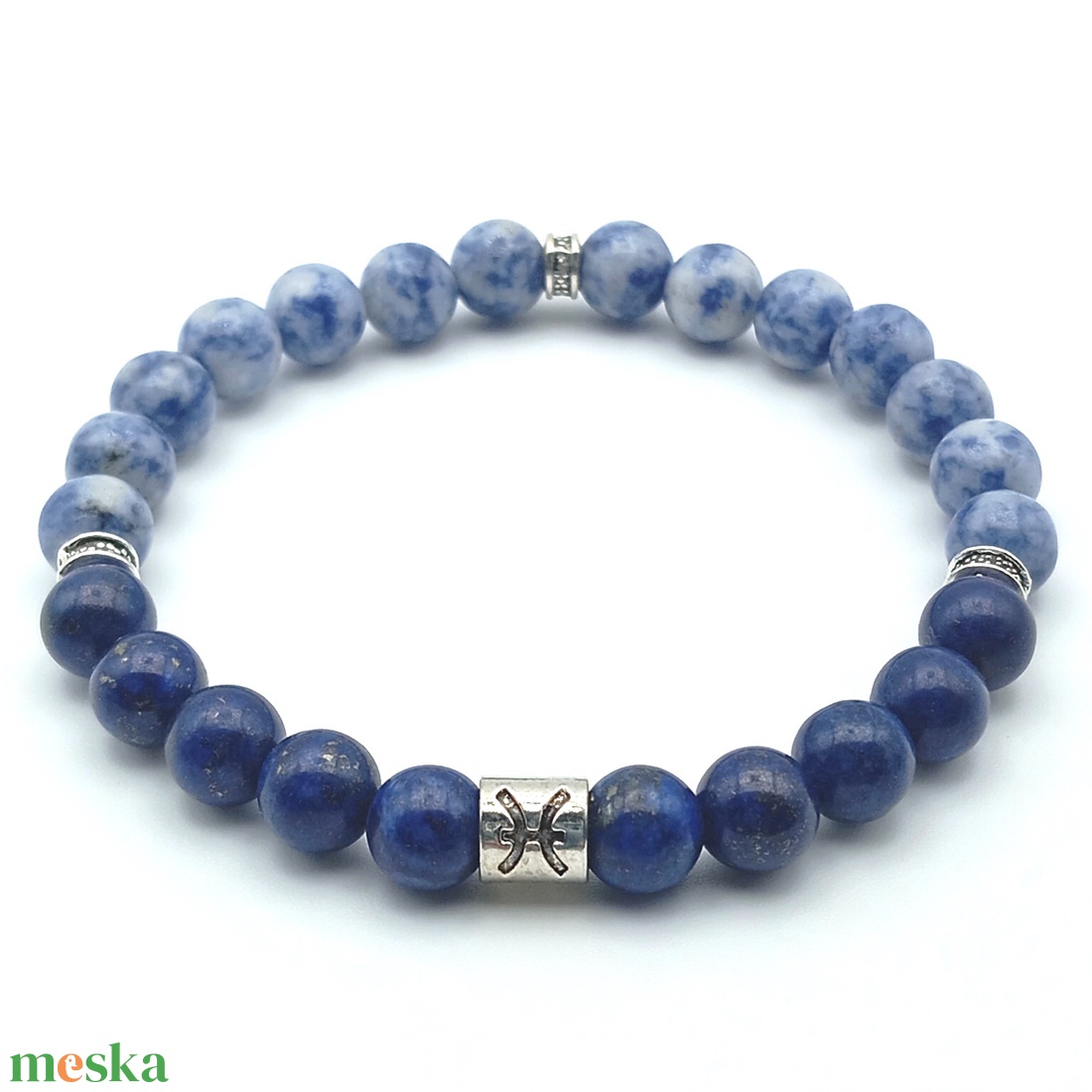 Halak (febr.20 � márc.20) karkötő - férfi - ékszer - karkötő - ásványkarkötő - Meska.hu