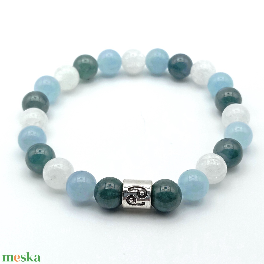 Rák (jún.22 � júl.22) karkötő - női - ékszer - karkötő - ásványkarkötő - Meska.hu