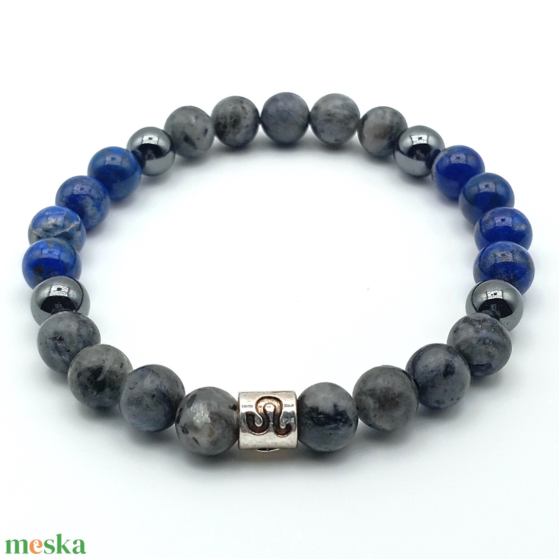 Oroszlán (júl.23 � aug.23) karkötő - férfi - ékszer - karkötő - ásványkarkötő - Meska.hu