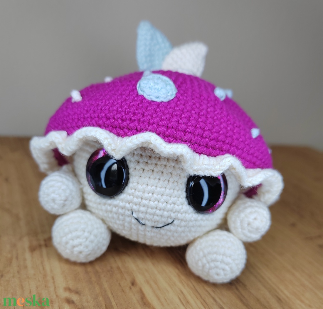 Amigurumi gomba, rózsaszín - otthon & életmód - babaszoba, gyerekszoba - babaszoba dekoráció - Meska.hu Amigurumi gomba, rózsaszín - otthon & életmód - babaszoba, gyerekszoba - babaszoba dekoráció - Meska.hu