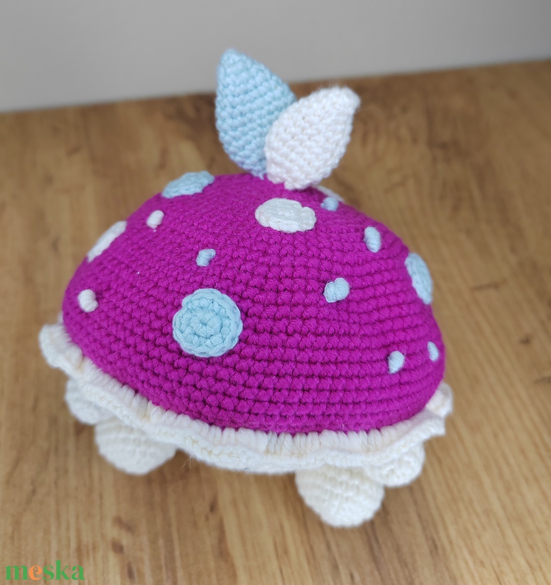 Amigurumi gomba, rózsaszín - otthon & életmód - babaszoba, gyerekszoba - babaszoba dekoráció - Meska.hu Amigurumi gomba, rózsaszín - otthon & életmód - babaszoba, gyerekszoba - babaszoba dekoráció - Meska.hu