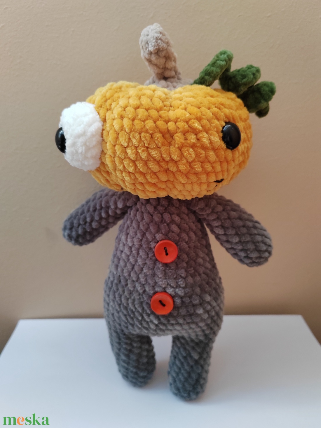Horgolt, amigurumi tök figura - otthon & életmód - dekoráció - halloween - halloweeni figurák - Meska.hu