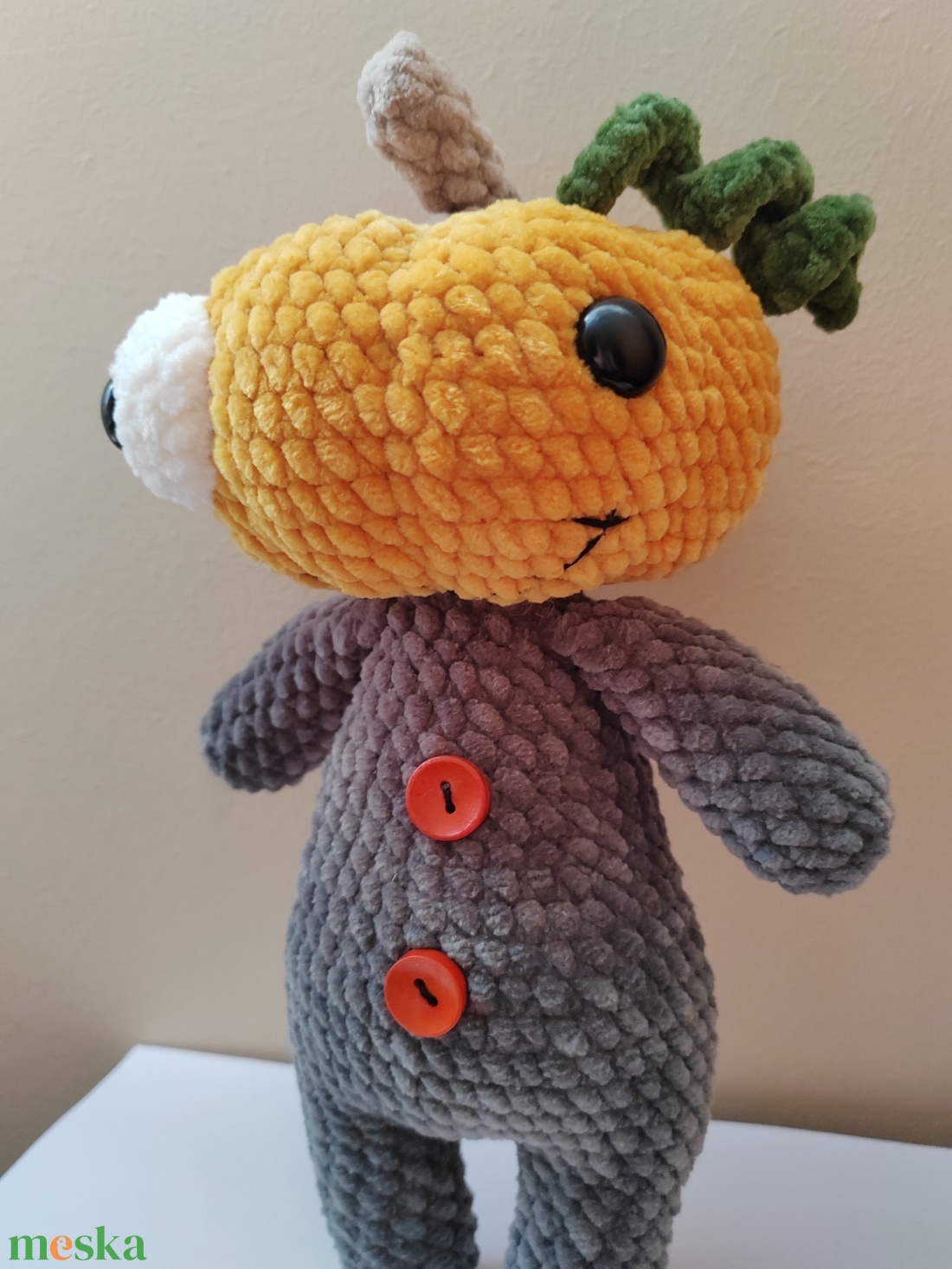 Horgolt, amigurumi tök figura - otthon & életmód - dekoráció - halloween - halloweeni figurák - Meska.hu